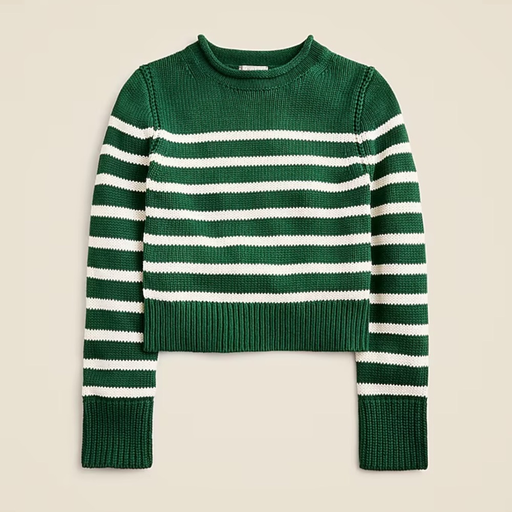 J CREW Heritage cotton Rollneck sweater